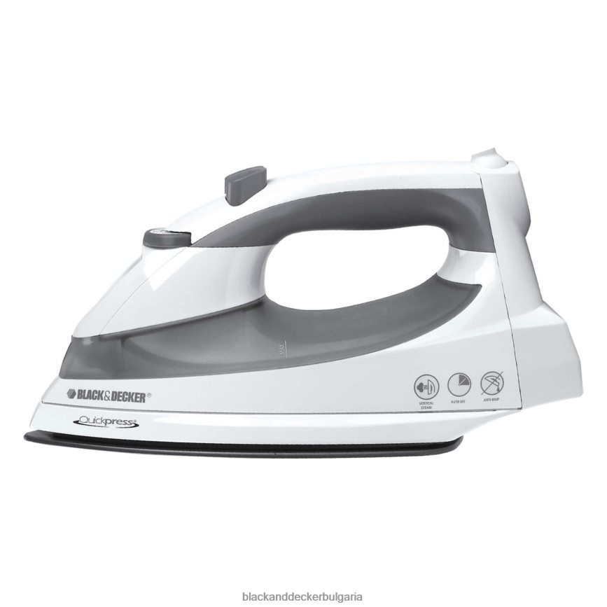 дом и начин на живот бг BLACK+DECKER ютия Quickpress с технология за интелигентна пара V8R6ZD143 - Image 2