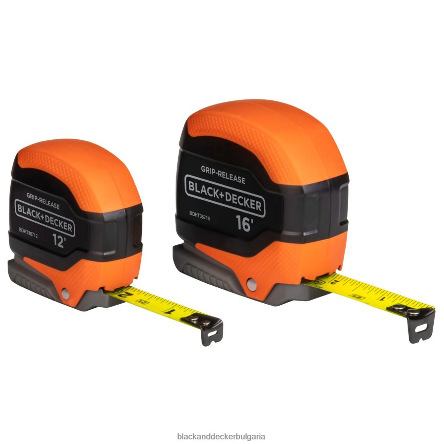d0b8d0bdd181d182d180d183d0bcd0b5d0bdd182d0b8_d0b1d0b3_blackdecker_d180d183d0bbd0b5d182d0bad0b0_d181d0bdd0bed0bf_d180d18ad0bad.jpg инструменти бг BLACK+DECKER рулетка сноп ръкохватка освобождаване самозаключване 12-футови и 16-футови 2 пакета V8R6ZD614 - Image 1