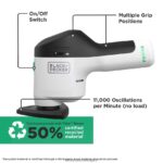 инструменти бг BLACK+DECKER reviva 12v max безжичен шлайф за детайли със зарядно устройство V8R6ZD616 - Image 8