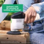 инструменти бг BLACK+DECKER reviva 12v max безжичен шлайф за детайли със зарядно устройство V8R6ZD616 - Image 10