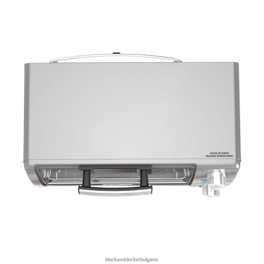 кухня бг BLACK+DECKER crisp'n bake air fry дигитална фурна за тостер с 4 филийки V8R6ZD381 - Image 3