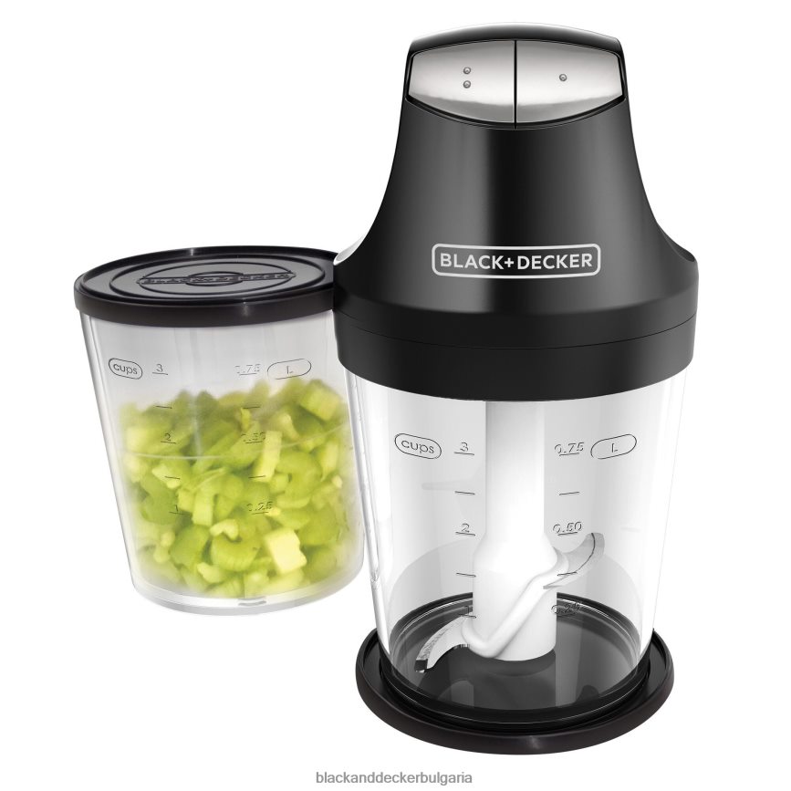 кухня бг BLACK+DECKER Ерго чопър с 3 чаши с две гнездови купи V8R6ZD281 - Image 1