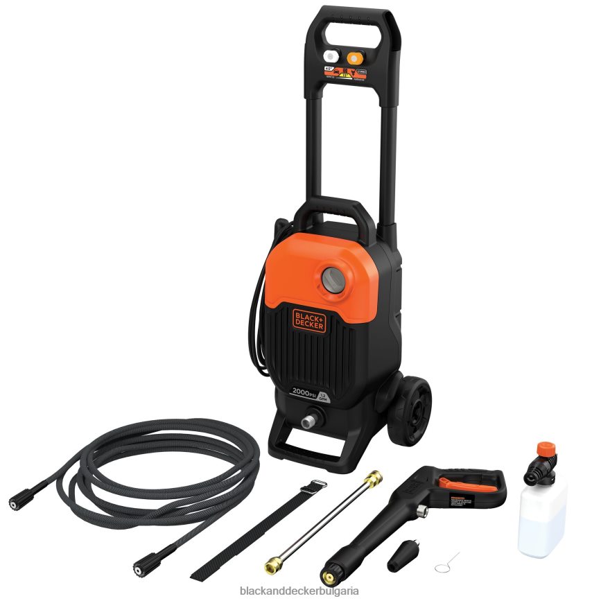 на открито бг BLACK+DECKER 2000 psi 1,2 gpm перална машина под налягане V8R6ZD473 - Image 3