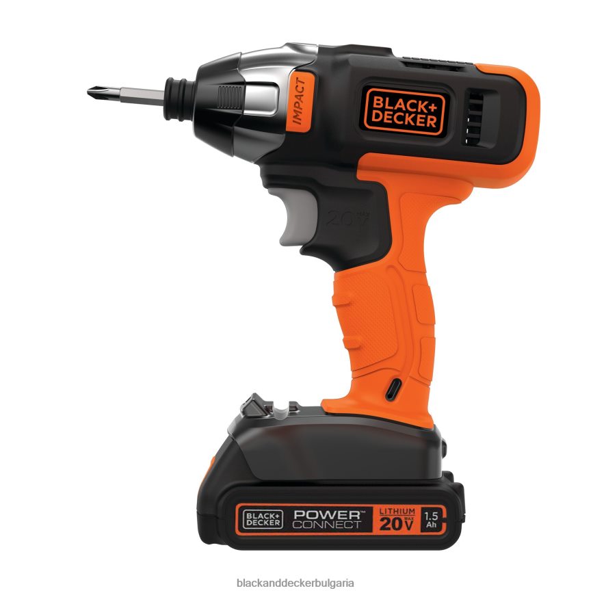 инструменти бг BLACK+DECKER 20v Max безжичен ударен винтоверт със ...