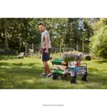 дом и начин на живот бг BLACK+DECKER 3 в 1 сгъваема количка за съхранение универсален ръчен камион издържа до 150 lbs. черен V8R6ZD133