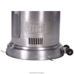 дом и начин на живот бг BLACK+DECKER високоефективен 60000 btus газов нагревател за вътрешен двор с колела търговско и жилищно външно отопление - неръждаема стомана V8R6ZD213 - Image 3