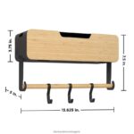 дом и начин на живот бг BLACK+DECKER окачена/магнитна стелажна система - рафт с врата със скоби (t) V8R6ZD127 - Image 3