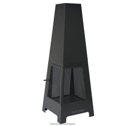дом и начин на живот бг BLACK+DECKER пирамида за изгаряне на дърва chiminea V8R6ZD219