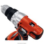 инструменти бг BLACK+DECKER 20v литиева 2-скоростна бормашина/винтоверт с чанта за съхранение бързо зарядно устройство V8R6ZD591 - Image 11