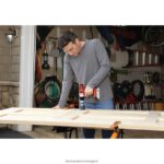 инструменти бг BLACK+DECKER 20v литиева 2-скоростна бормашина/винтоверт с чанта за съхранение бързо зарядно устройство V8R6ZD591 - Image 10