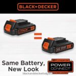 инструменти бг BLACK+DECKER 20v макс. акумулаторна бормашина и комбиниран електроинструмент с ударна винтоверт с батерия и зарядно устройство V8R6ZD540 - Image 5
