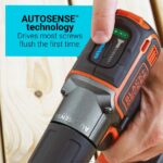 инструменти бг BLACK+DECKER 20v макс захранване 3/8 инча безжична бормашина/винтоверт с комплект за автоматично разпознаване V8R6ZD590 - Image 13