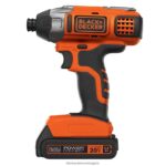 инструменти бг BLACK+DECKER 20v макс. захранващ комплект 1/4 инча безжичен ударен винтоверт V8R6ZD538 - Image 2