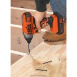 инструменти бг BLACK+DECKER 20v макс. захранващ комплект 1/4 инча безжичен ударен винтоверт V8R6ZD538 - Image 3