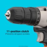 инструменти бг BLACK+DECKER 20v макс. powerconnect безжична бормашина Комбиниран комплект ударен винтоверт V8R6ZD584 - Image 3