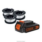инструменти бг BLACK+DECKER 20v max батерия с afs-100 3 пакета шпула 2.0-ah V8R6ZD737