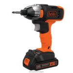 инструменти бг BLACK+DECKER 20v max безжичен ударен винтоверт със зарядно устройство и накрайник за закрепване V8R6ZD535 - Image 2