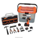 инструменти бг BLACK+DECKER 20v max безжична бормашина с комплект за домашен проект от 28 части V8R6ZD546 - Image 2