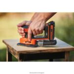инструменти бг BLACK+DECKER 20v max безжична шлайф мишка V8R6ZD617 - Image 5