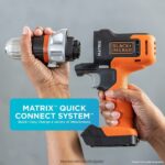 инструменти бг BLACK+DECKER 20v max матричен акумулаторен винтоверт V8R6ZD534 - Image 4