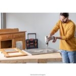 инструменти бг BLACK+DECKER 20v max матричен комплект акумулаторна бормашина/винтоверт бял V8R6ZD585 - Image 12