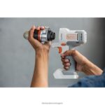 инструменти бг BLACK+DECKER 20v max матричен комплект акумулаторна бормашина/винтоверт бял V8R6ZD585 - Image 13