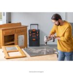 инструменти бг BLACK+DECKER 20v max матричен комплект акумулаторна бормашина/винтоверт бял V8R6ZD585 - Image 14