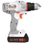 инструменти бг BLACK+DECKER 20v max матричен комплект акумулаторна бормашина/винтоверт бял V8R6ZD585 - Image 4