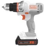 инструменти бг BLACK+DECKER 20v max матричен комплект акумулаторна бормашина/винтоверт бял V8R6ZD585 - Image 5