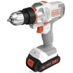 инструменти бг BLACK+DECKER 20v max матричен комплект акумулаторна бормашина/винтоверт бял V8R6ZD585 - Image 6