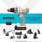 инструменти бг BLACK+DECKER 20v max матричен комплект акумулаторна бормашина/винтоверт бял V8R6ZD585 - Image 8