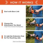 инструменти бг BLACK+DECKER 20v max приставка за верижен трион 10 инча V8R6ZD756 - Image 5