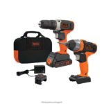 инструменти бг BLACK+DECKER 20v max ударна бормашина 2 комплекта V8R6ZD542 - Image 2
