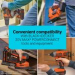 инструменти бг BLACK+DECKER 20v max powerconnect 1.5ah литиево-йонно зарядно устройство за батерии V8R6ZD723 - Image 3