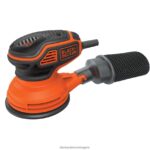 инструменти бг BLACK+DECKER 2,4 ампера 5 инча електрическа орбитална шлифовъчна машина V8R6ZD625 - Image 2