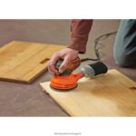 инструменти бг BLACK+DECKER 2,4 ампера 5 инча електрическа орбитална шлифовъчна машина V8R6ZD625 - Image 3