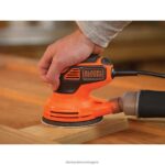 инструменти бг BLACK+DECKER 2,4 ампера 5 инча електрическа орбитална шлифовъчна машина V8R6ZD625 - Image 4