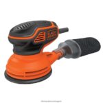 инструменти бг BLACK+DECKER 2,4 ампера 5 инча електрическа орбитална шлифовъчна машина V8R6ZD625 - Image 8