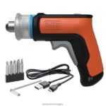 инструменти бг BLACK+DECKER 4v макс. акумулаторна отвертка шестограмна l-образна 2-инчови разнообразни накрайници V8R6ZD568