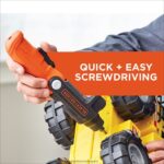 инструменти бг BLACK+DECKER 4v max акумулаторен винтоверт с led светлина V8R6ZD565 - Image 16