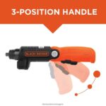 инструменти бг BLACK+DECKER 4v max акумулаторен винтоверт с led светлина V8R6ZD565 - Image 4