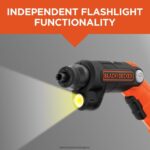 инструменти бг BLACK+DECKER 4v max акумулаторен винтоверт с led светлина V8R6ZD565 - Image 5