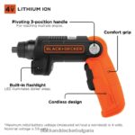инструменти бг BLACK+DECKER 4v max акумулаторен винтоверт с led светлина V8R6ZD565 - Image 10