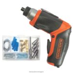 инструменти бг BLACK+DECKER 4v max акумулаторна отвертка с комплект за окачване на картини V8R6ZD564 - Image 6