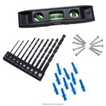 инструменти бг BLACK+DECKER 8v max акумулаторна бормашина 43 бр. комплект проекти за домашен декор V8R6ZD557 - Image 3