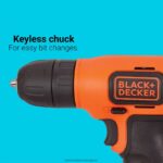 инструменти бг BLACK+DECKER 8v max акумулаторна бормашина 43 бр. комплект проекти за домашен декор V8R6ZD557 - Image 7