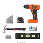 инструменти бг BLACK+DECKER 8v max готов за декориране проектен комплект включва акумулаторна бормашина и основни ръчни инструменти V8R6ZD558