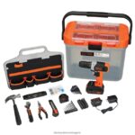 инструменти бг BLACK+DECKER Бормашина 20v max с домашен комплект инструменти 66 части V8R6ZD550 - Image 2