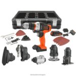 инструменти бг BLACK+DECKER Комбиниран комплект електрически инструменти с матрична бормашина 20v Комплект от 6 инструмента Комплект безжични инструменти V8R6ZD527 - Image 2