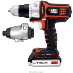 инструменти бг BLACK+DECKER Комбиниран комплект 20v матрична акумулаторна бормашина с 2 инструмента V8R6ZD523 - Image 2
